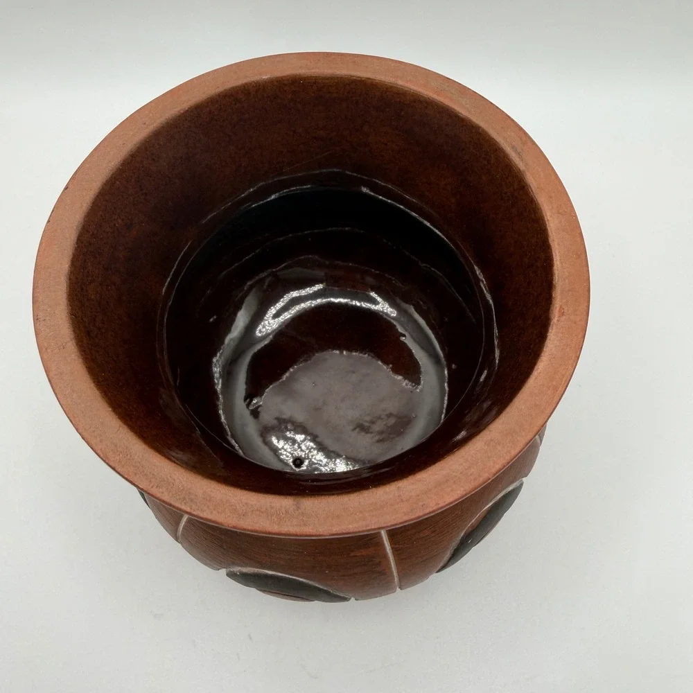 Armando de Mexico Signed Pottery‎ Vase Terracotta Aztec Home Decor